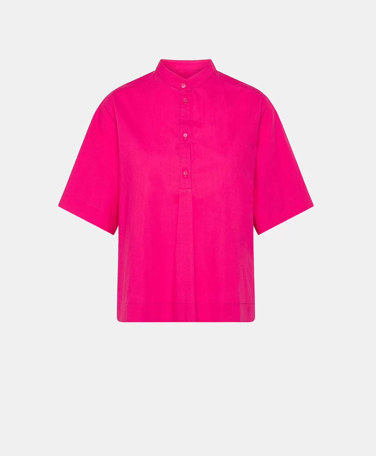 Bluse E Camicie-Momonì Blusa Mialli In Popeline - Fucsia