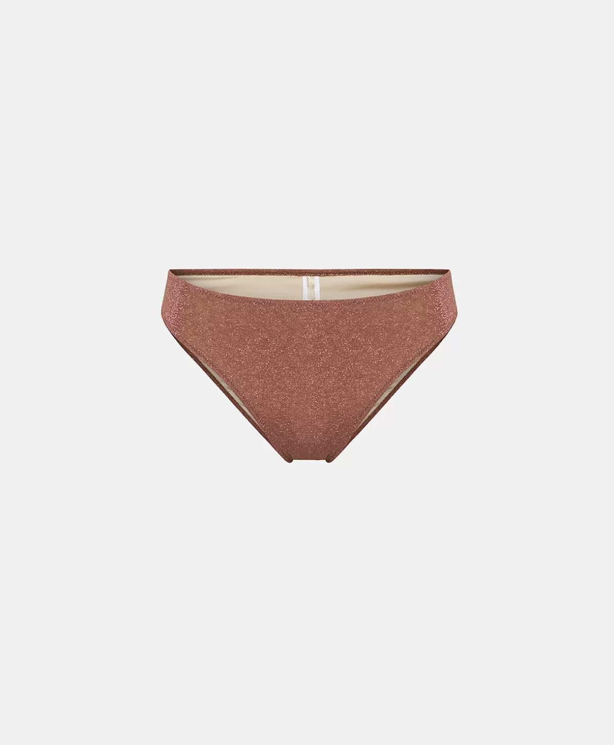 Costumi Da Bagno-Momonì Costume Madi Slip In Jersey Lurex - Terracotta