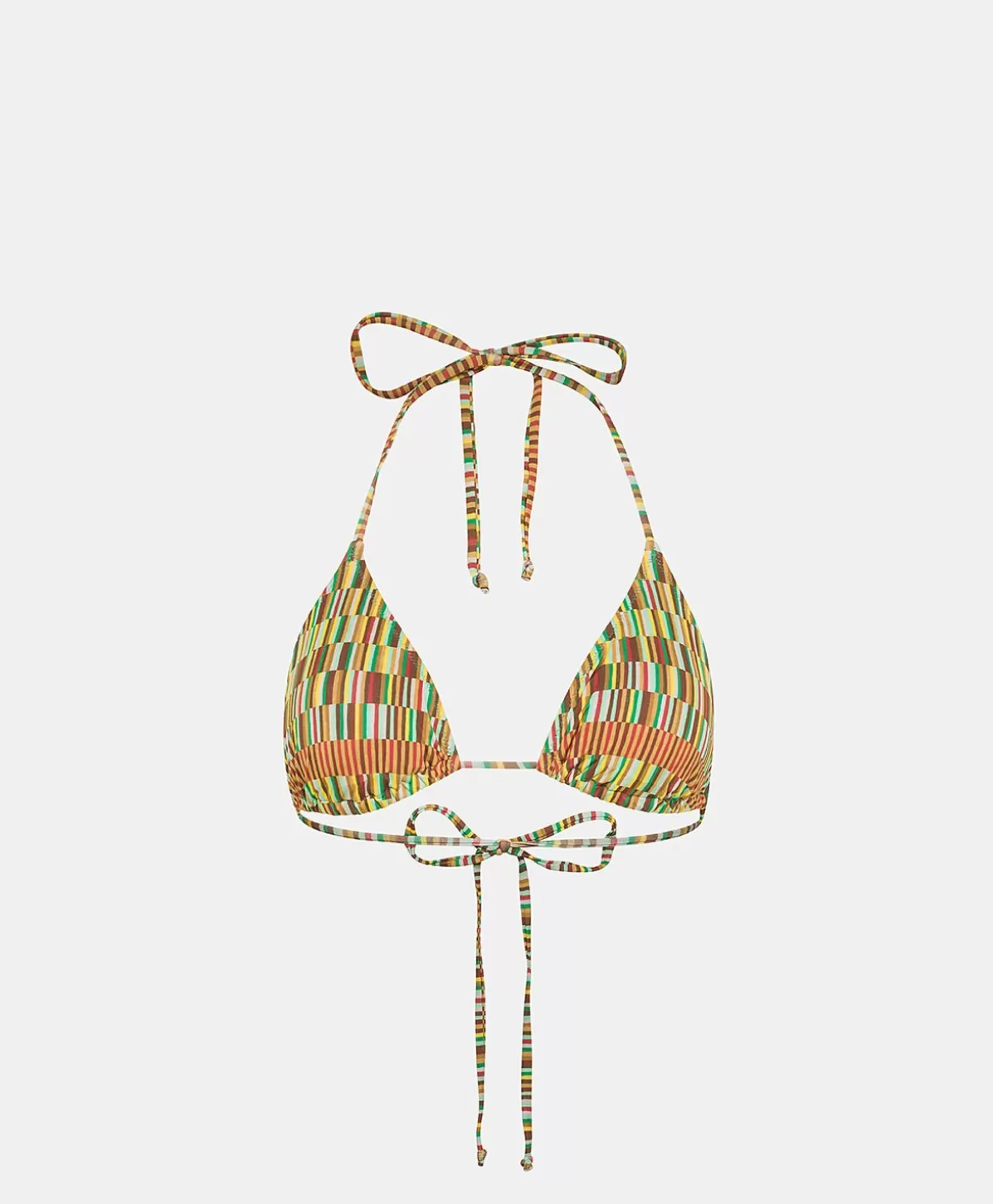 Costumi Da Bagno-Momonì Costume Marine A Triangolo A Triangolo - Tabacco Multicolor