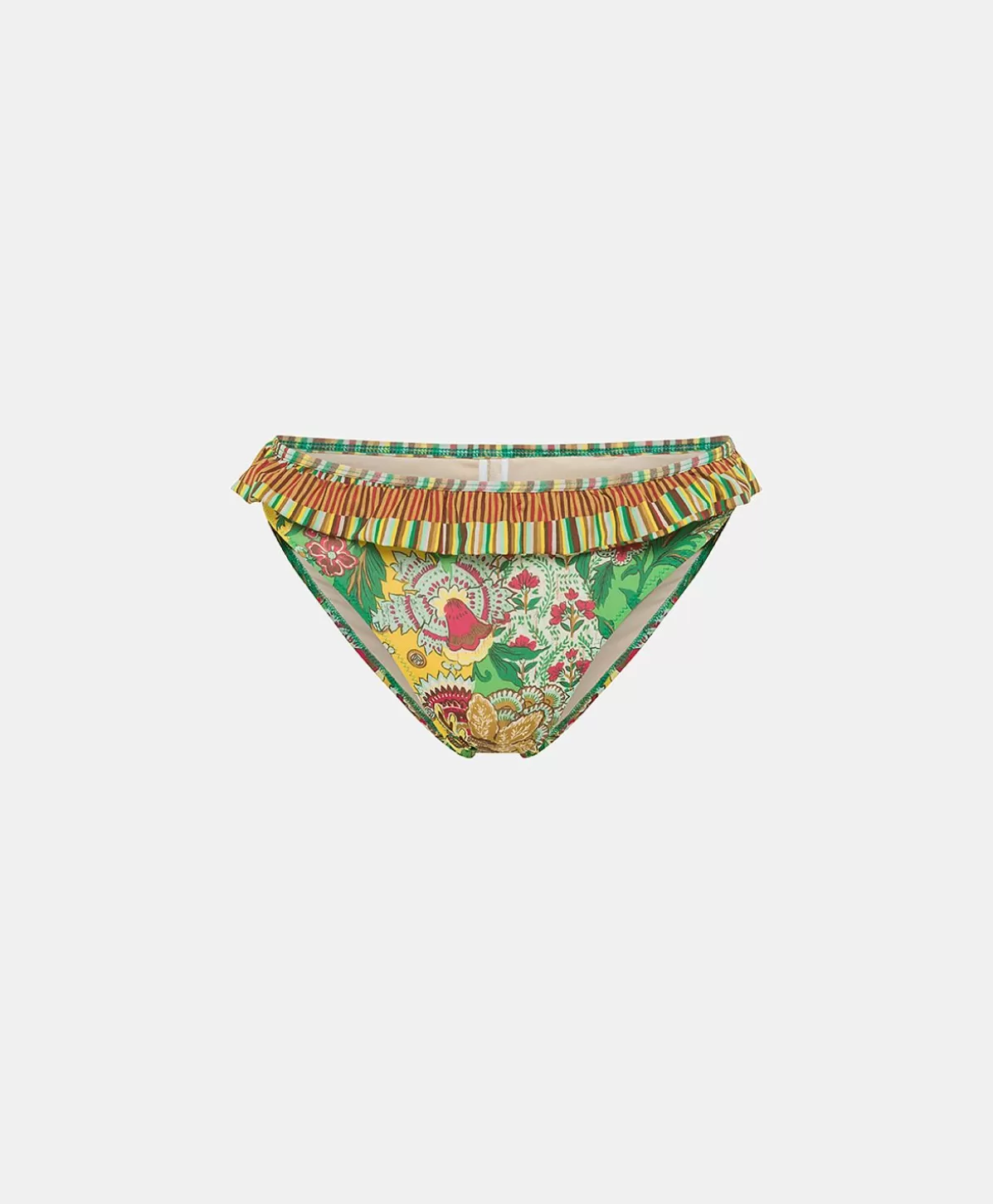 Costumi Da Bagno-Momonì Costume Palm Bay Slip Brasiliana - Multicolor Giallo
