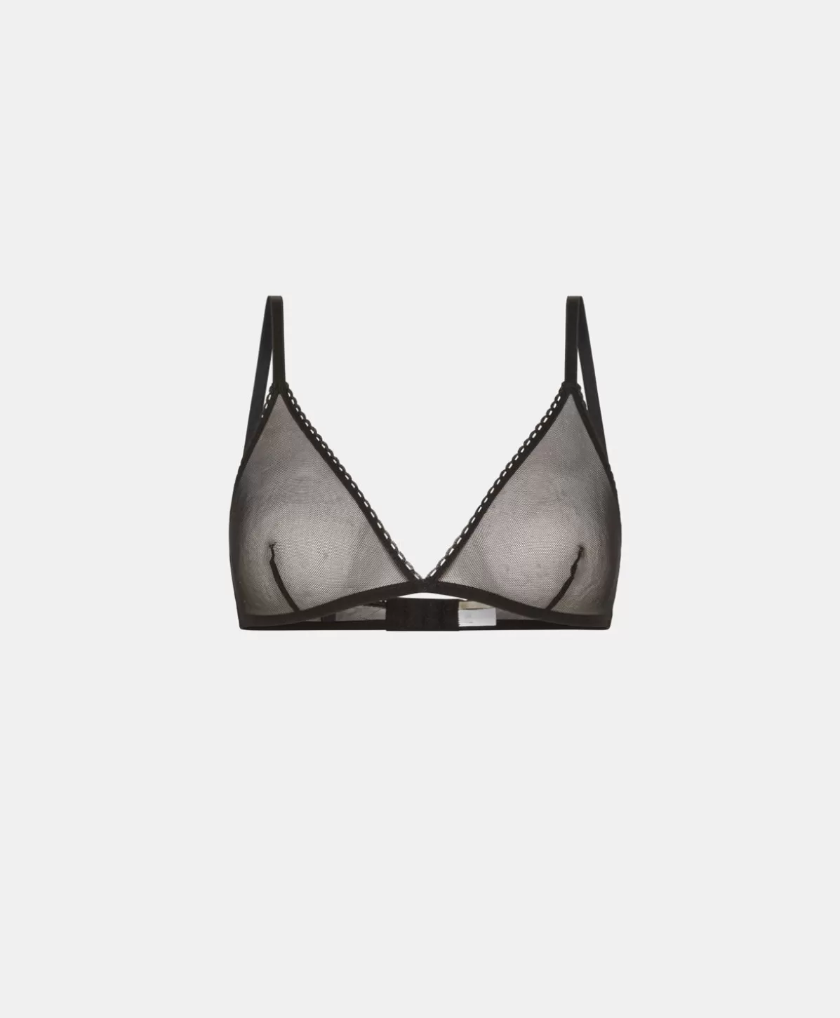 Reggiseni-Momonì Reggiseno Amethist In Tulle - Nero